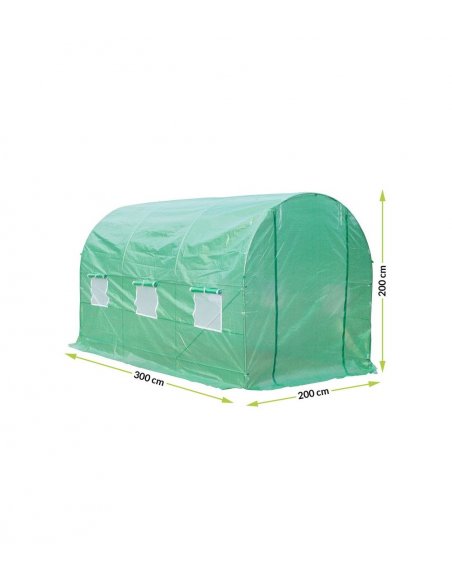 SUPPLIES Záhradný fóliovník, tunel 2x3x2m