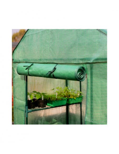 SUPPLIES Balkónový fóliovník, oceľový rám 1,4x0,70x2m