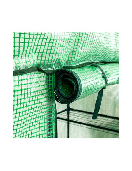 SUPPLIES Balkónový fóliovník, oceľový rám 1,4x0,70x2m