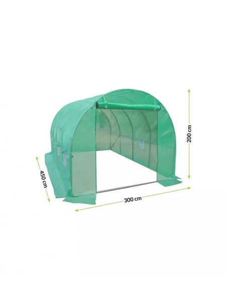 SUPPLIES Záhradný fóliovník, tunel 3x4,5x2m