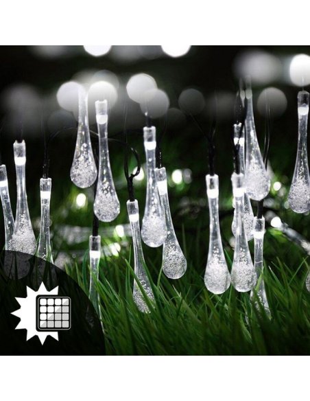 LUMILED Girlanda záhradná Solárna  30 LED