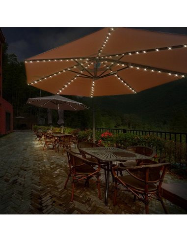 LUMILED Girlanda záhradná Solárna...