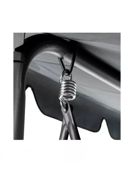 Záhradná hojdačka EVE pre 3 osoby - šedá