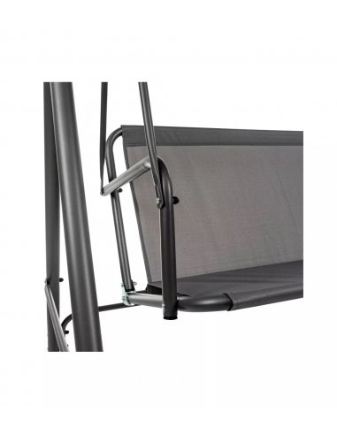 Záhradná hojdačka EVE pre 3 osoby - šedá