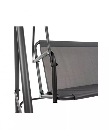 Záhradná hojdačka EVE pre 3 osoby - šedá