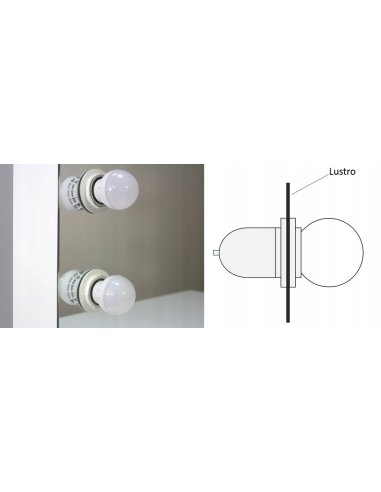 Toaletný stolík SCANDI OSLO s...