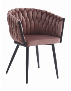 Jedálenská velvet stolička...