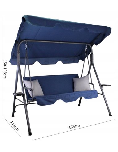 Záhradná hojdačka GARDEN-LINE pre 3...