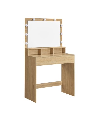 Toaletný stolík s osvetlením VASAGLE...