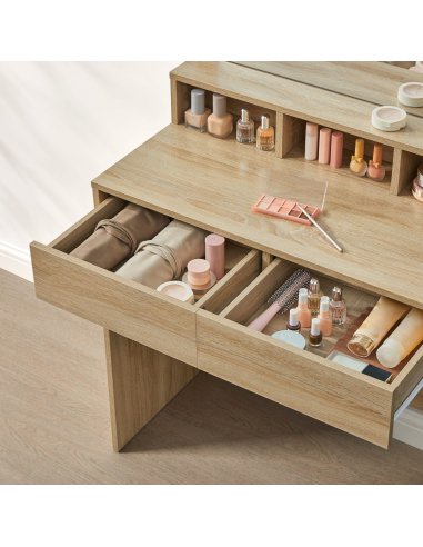 Toaletný stolík s osvetlením VASAGLE...