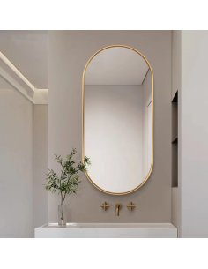 Oválne zrkadlo 100x50 cm... 2