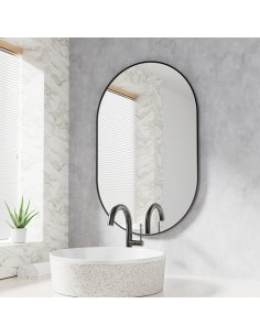 Oválne zrkadlo 80x40 cm... 2