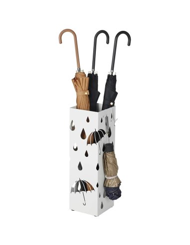 VASAGLE stojan na dáždniky LUC49W biely