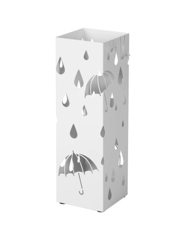 VASAGLE stojan na dáždniky LUC49W biely