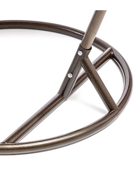 Závesne hojdacie kreslo SAN REMO PREMIUM v hnedej farbe