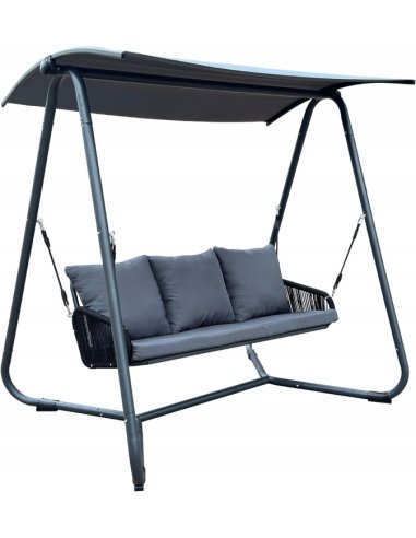 Záhradná hojdačka KRETA s vankúšmi v...