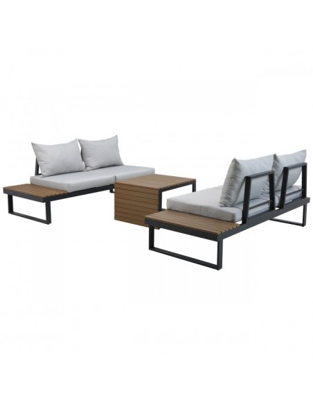 Záhradný nábytok Marbella s rohovou zostavou
