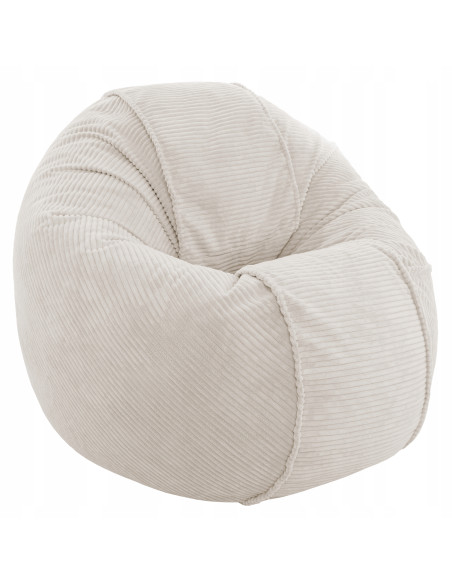 Supplies sedací vak CORD DELUXE 2v1 - béžová farba