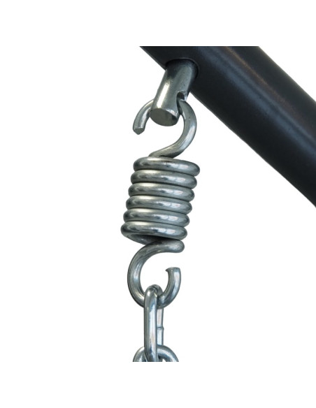 Závesne hojdacie kreslo SAN REMO PREMIUM v šedej farbe