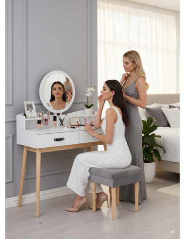 Toaletný stolík RITTA 100x40x139cm so...