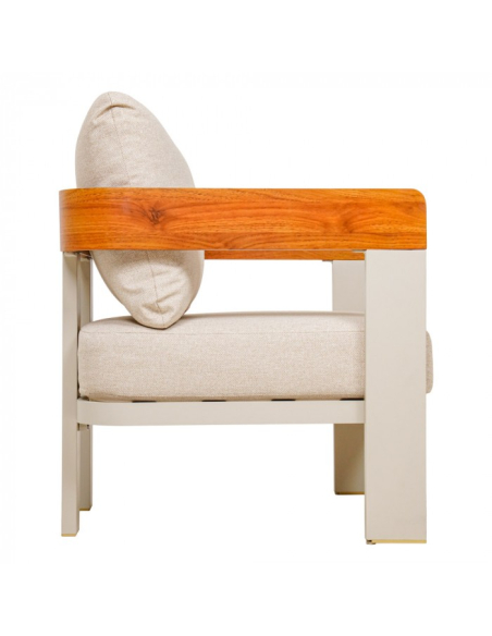 Záhradný nábytok Molto CS s pohovkou a kreslami pre 5 osôb