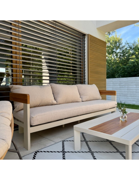 Záhradný nábytok Molto CS s pohovkou a kreslami pre 5 osôb