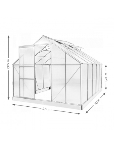 Polykarbonátový skleník G7011-7 2,5 x...