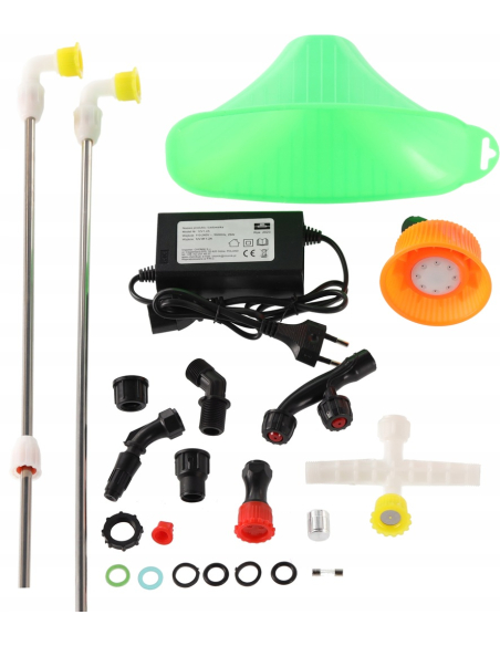 Batériový tlakový postrekovač GARDENLINE 10l – 33,5 × 17,5 × 40,5 cm