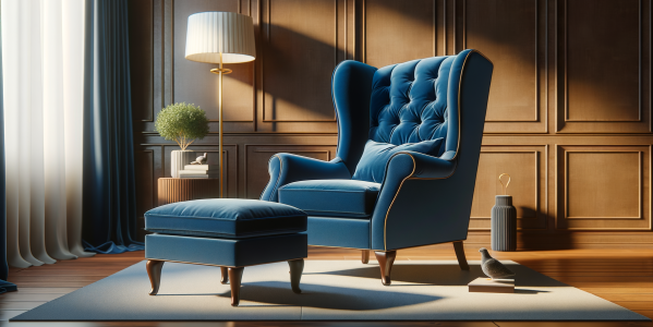 Praktické rady pre výber kresla ušiak s taburetkou 